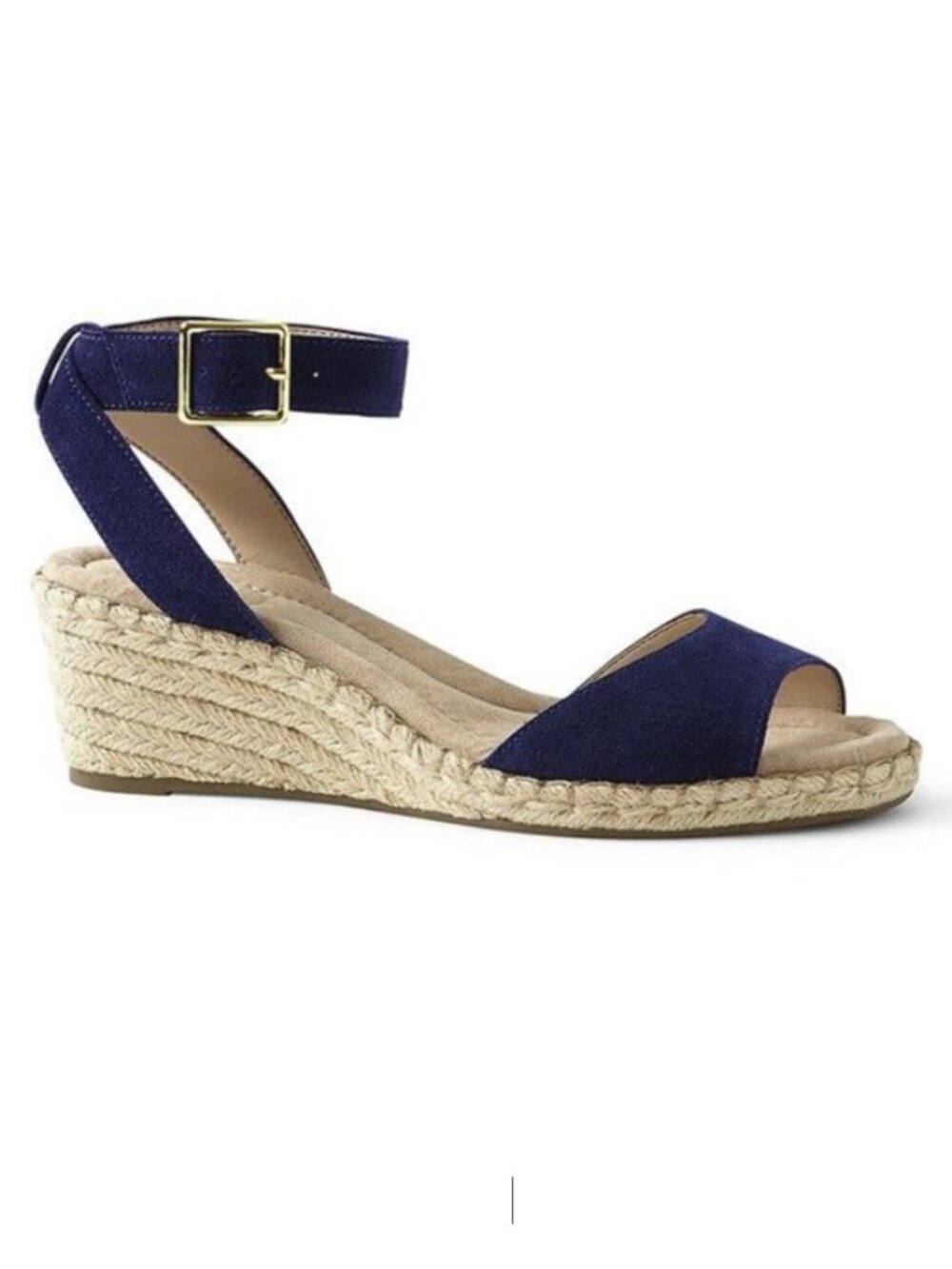 Lands' End Black Sandals